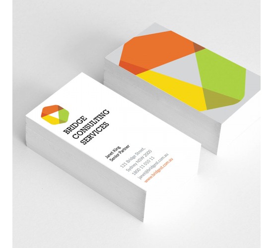 Business Cards Full Colour 2 Sides 350gsm Satin Artboard